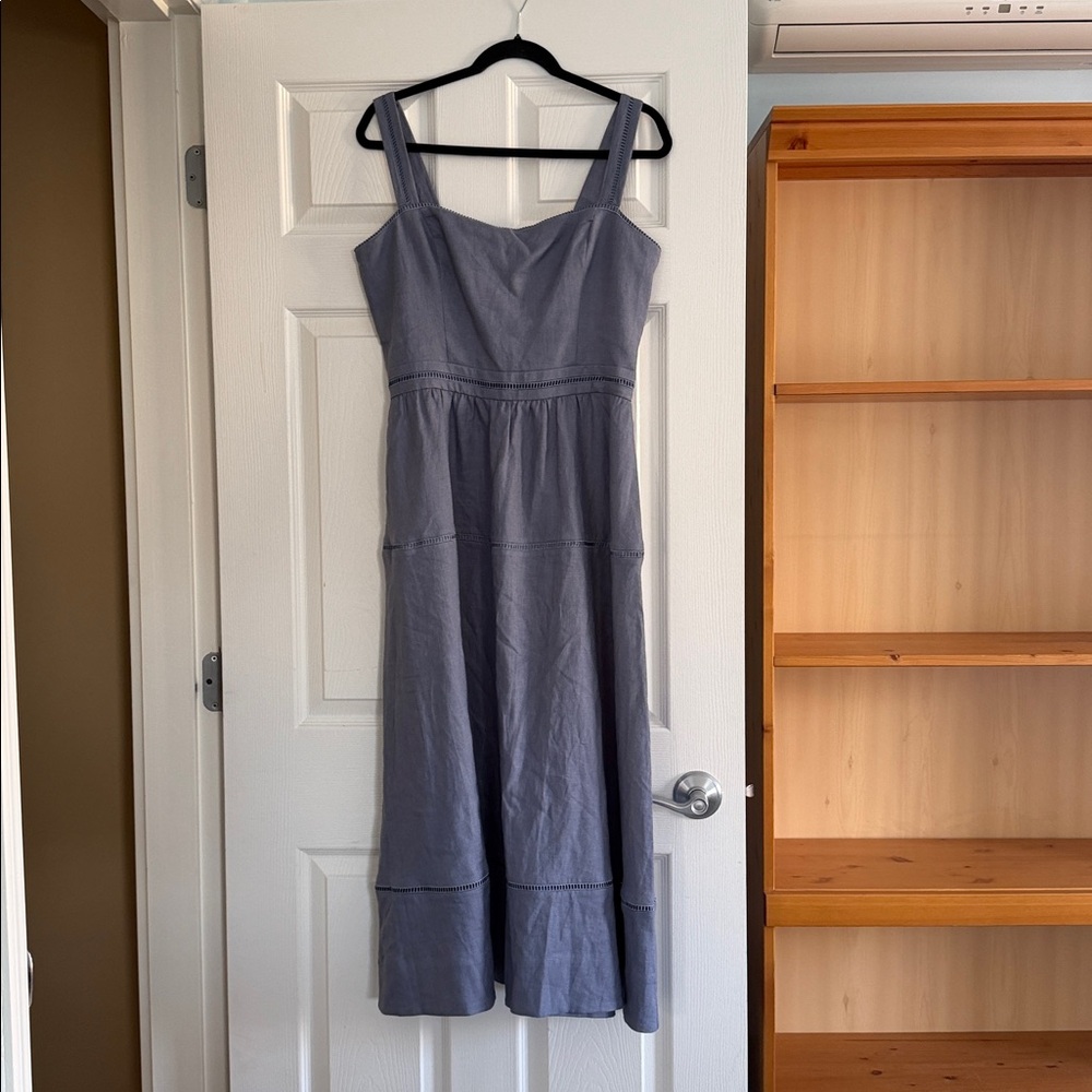 Everett Linen Dress (Petite) Sz 12 - Picture 9 of 9